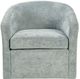 Olliix by Martha Stewart Light Blue Amber Swivel Chair-0