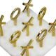 A & B Home Gold Banswara Marble Tic Tac Toe Game Decorative Object-3