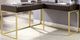 Furniture of America® Freiburg Walnut Corner Desk-0