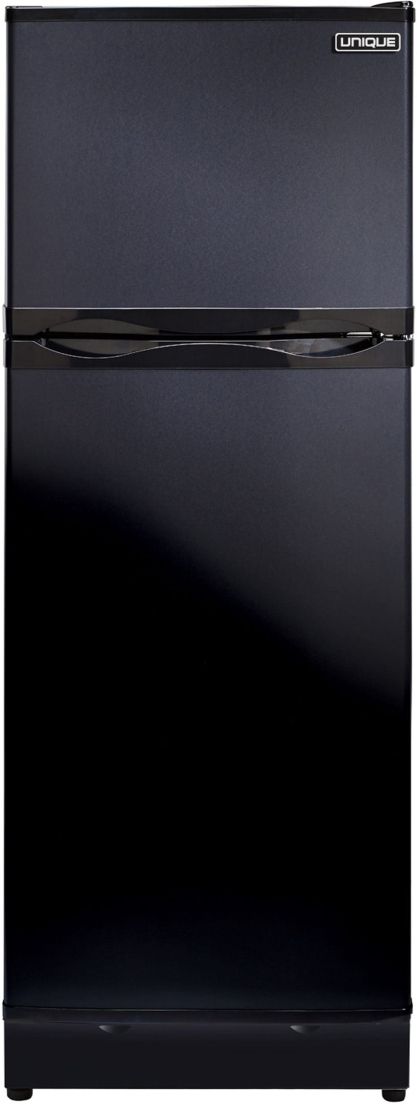Unique® Appliances 24" 9.7 Cu. Ft. Black Propane Top Freezer Refrigerator-0
