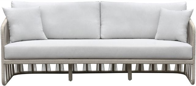 Intercon Alexa White Aluminum/Fabric Outdoor Sofa-2