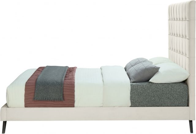 Meridian Furniture Elly Cream Full Upholstered Panel Bed-2
