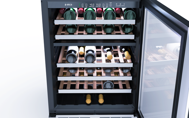 Elica RISERVA 24" 4.8 Cu. Ft. Stainless Steel Built-In Beverage Center-3