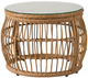 A & B Home Home Glass Top Wicker Coffee Table -0