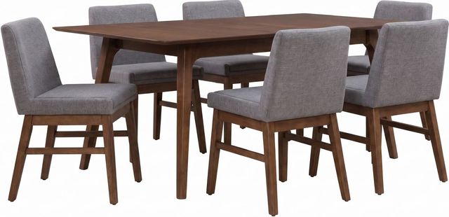 Liberty Furniture Space Savers 7-Piece Gray/Satin Walnut Dining Set-0