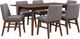 Liberty Furniture Space Savers 7-Piece Gray/Satin Walnut Dining Set-0