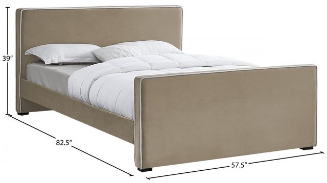 Meridian Furniture Dillard Beige Full Bed-3