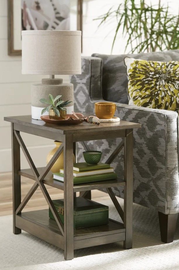 Hammary® Chairsides Mid Tone Brown Chairside Table-1