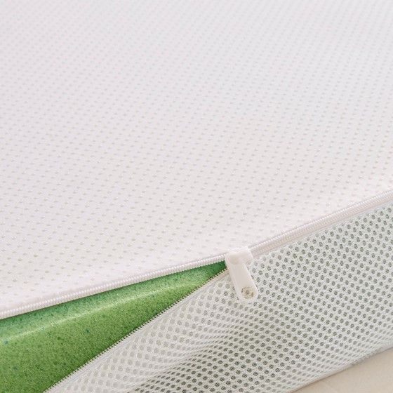 Olliix by Sleep Philosophy White Hypoallergenic 3" Cooling Gel Memory Foam Queen Mattress Topper-4