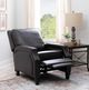 Powell® Portico Chocolate Manual Recliner-3