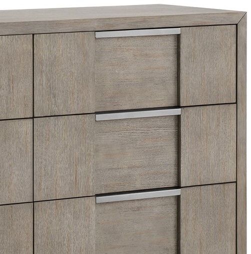 Elements International Kelis Gray 6-Drawer Dresser-1
