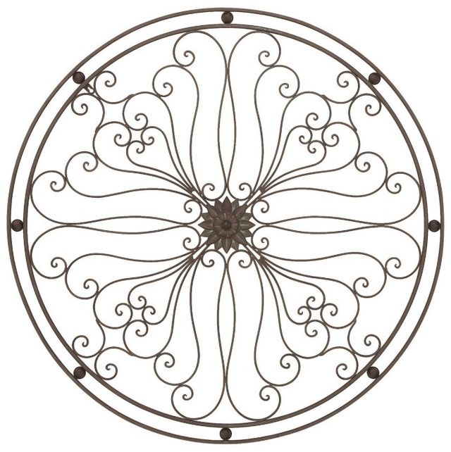 Deco Marche Bronze Scroll Wall Decor-0