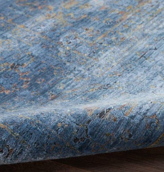 Nourison Home™ Luxurious Blue 5'x7' Area Rug-2