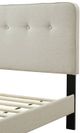 Bernards Amelia Beige Upholstered Full Panel Bed-4