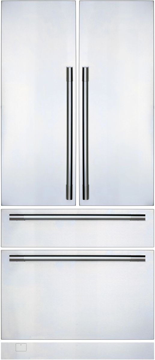SKS Professional Series 36" Stainless Steel French Door Refrigeration Panel Kit-0