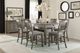 Mazin Furniture Granby Antique Gray Counter Height Chair-4