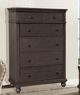 aspenhome® Oxford Peppercorn 5-Drawer Chest-2