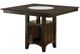 Coaster® Gabriel Cappuccino Counter Height Storage Dining Table-0