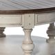 Liberty Furniture Morgan Creek Wirebrushed Tobacco 38" Cocktail Table with Antique White Base-4