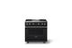 Viking® 5 Series 36" Onyx Pro Style Gas (LP) Range with Polished Chrome Trim-0