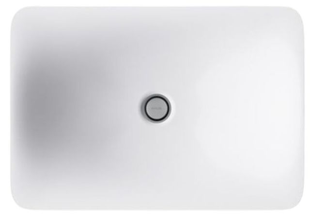 Kohler Carillon® White 21.25" Rectangular Drop-In Bathroom Sink, No Overflow-1