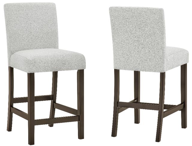 Crown Mark Lennon 5-Piece Brown/White Counter Dining Set-3