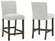 Crown Mark Lennon 5-Piece Brown/White Counter Dining Set-3