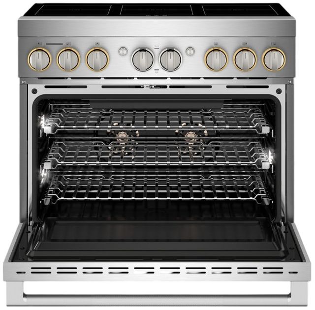 JennAir® Rise 36" Stainless Steel Pro Style Induction Range -1