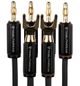 Tributaries® 4' Series 4 Bi-Wire Banana/Spade Speaker Cable-1