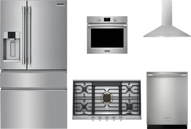 Frigidaire Professional® 5 Piece Stainless Steel Kitchen Package