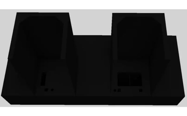 Vent-A-Hood® 54" Black Contemporary Wall Mounted Range Hood-1