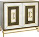 Harp & Finial® Jamison Antique Brass/Dark Walnut Cabinet-0