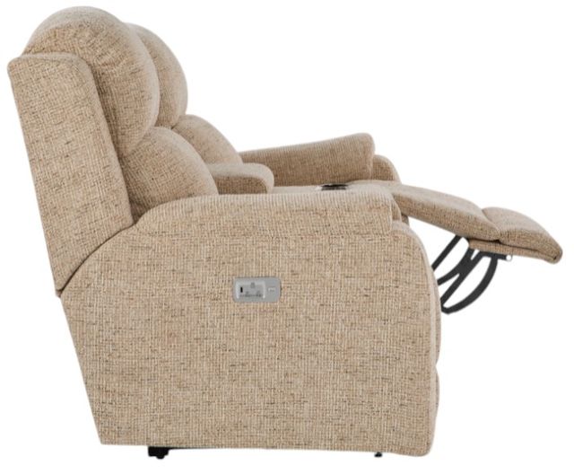 La-Z-Boy® Dorian Hickory Power Reclining Loveseat with Console, Headrest, and Lumbar-4