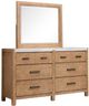 Magnussen Home® Plum Creek Brown Dresser and Mirror-0
