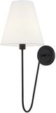 Forty West Shae Matte Black Sconce-2