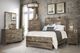 New Classic® Home Furnishings Misty Lodge 4-Piece Rustic Brown Queen Panel Bedroom Set-1