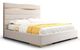 VIG Furniture Modrest Cartier Beige Velvet/Brass Eastern King Panel Bed-0