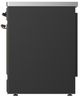 Ilve® Majestic III 30" Graphite Matte Pro Style Induction Range with Solid Door and Burnished Trim-2