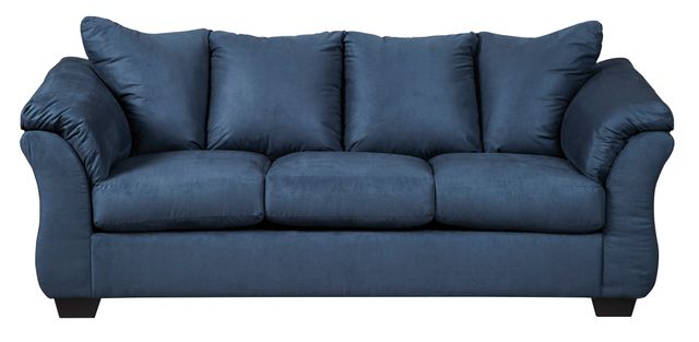 Signature Design by Ashley® Darcy 3-Piece Blue Living Room Set with Reclining Sofa-3