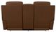 La-Z-Boy® Emmons Oak Leather Power Reclining Loveseat with Console, Headrest and Lumbar-3