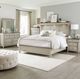 Liberty Furniture Ivy Hollow 5-Piece Dusty Taupe/Weathered Linen King Mantle Bedroom Set-1
