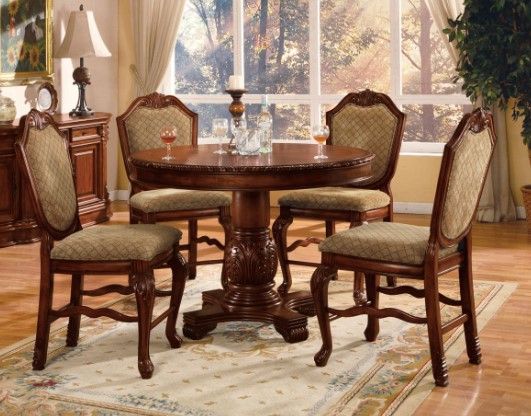 ACME Furniture Chateau De Ville Cherry 36" Dining Table-1