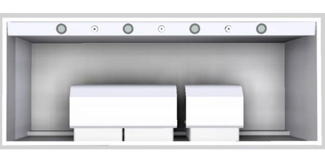 Vent-A-Hood® Designer Series 60" White Wall Mounted Range Hood-3