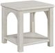 Bernards Opal White End Table-0