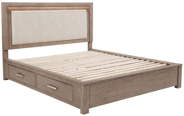 Coaster® Kenora 4-Piece Barley Brown Eastern King Bedroom Set-1