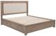 Coaster® Kenora 4-Piece Barley Brown Eastern King Bedroom Set-1