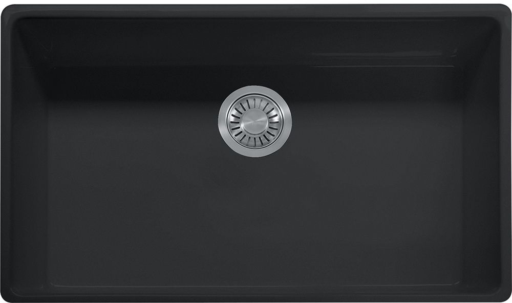 Franke Farm House Matte Black Fireclay Apron Front Sink