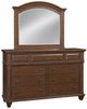 American Woodcrafters 2400 Sedona 5-Piece Cinnamon Cherry Queen Bedroom Set-3