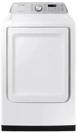 Samsung 7.4 Cu. Ft. White Front Load Gas Dryer with Sensor Dry