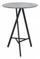 Zuo® Modern Metz Gray Bar Table with Black Metal Legs-1
